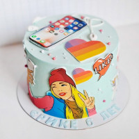 Торт Лайк на день рождения