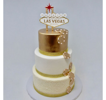 Свадебный торт в стиле Las Vegas