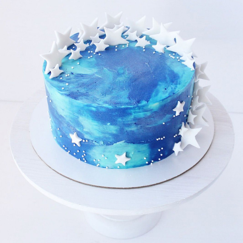 Красивый торт космос
