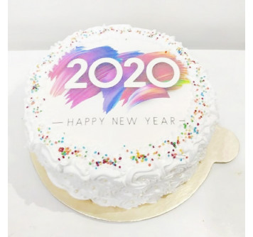 Новогодний торт с логотипом