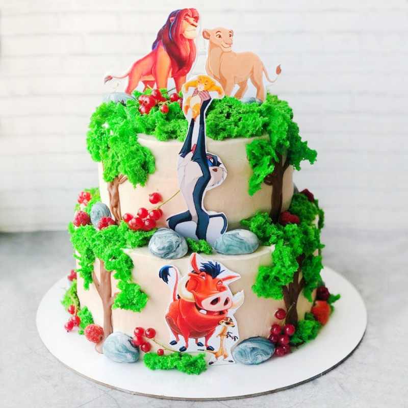 Торт на день рождения Король лев
