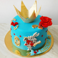 Торт Алиса в зазеркалье