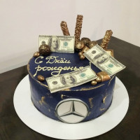 Корпоративный торт с logo