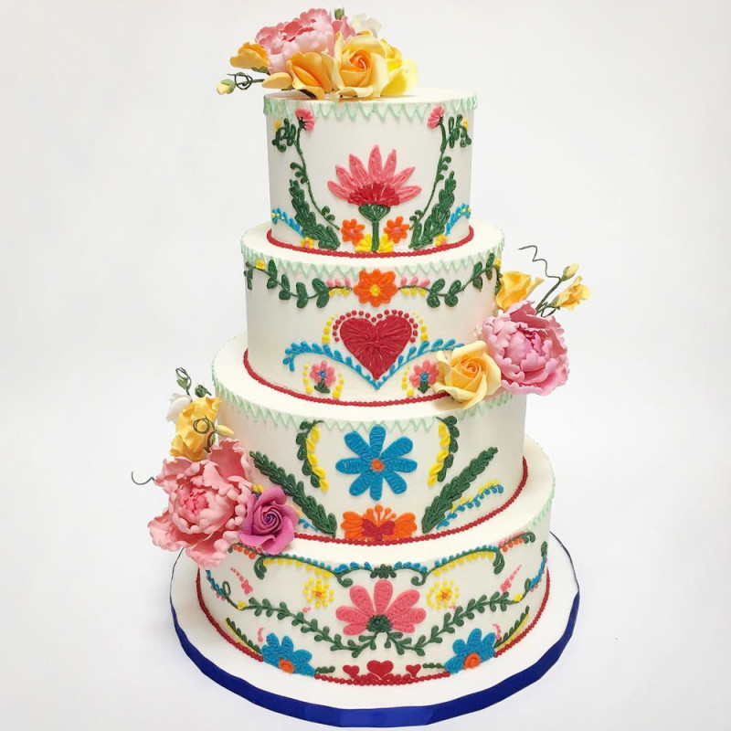Свадебный торт в стиле Латино