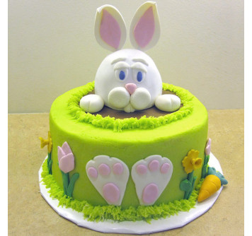 Торт пасхальный кролик