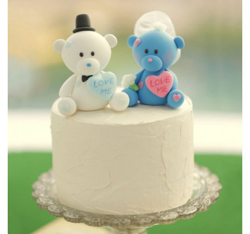 Свадебный торт с медвежатами