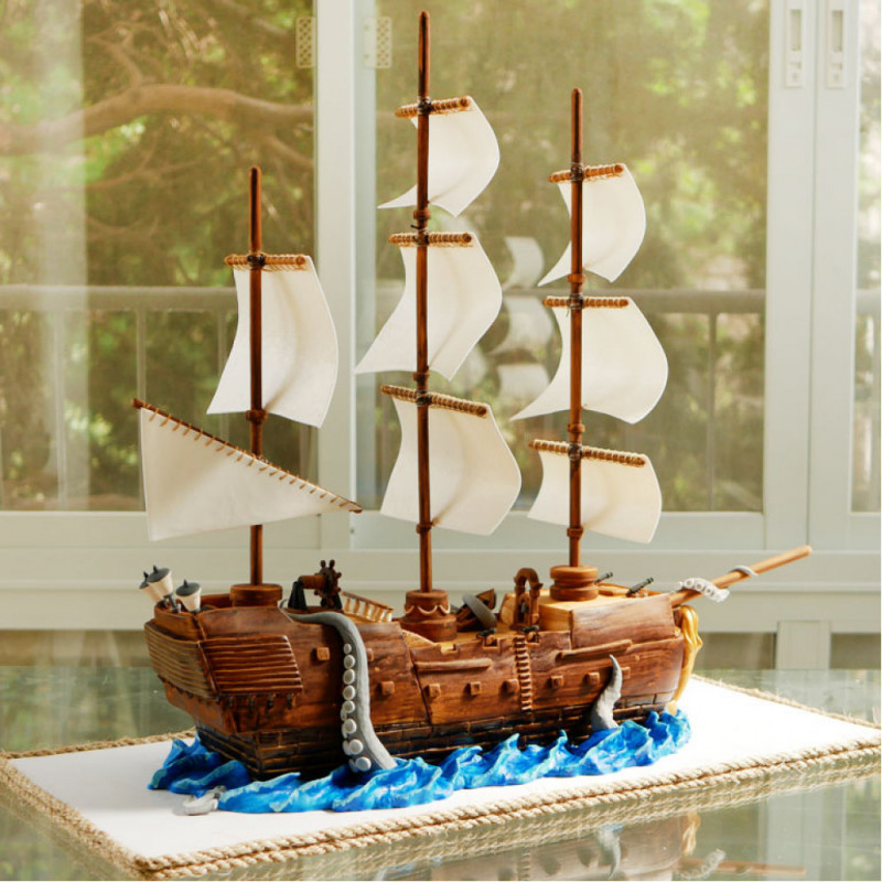 Свадебный торт в пиратском стиле