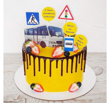 Торт для водителя автобуса