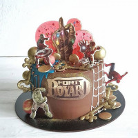 Торт супергерои и форт Байяр