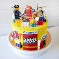 Торт Ninjago на 6 лет