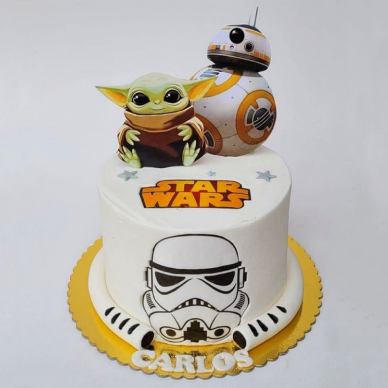 Торт Звездные войны на день рождения