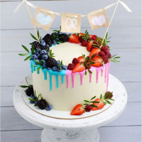 Ягодный торт на определение пола