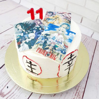 Торт с журналами Аниме