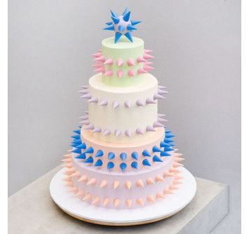 Готический свадебный торт