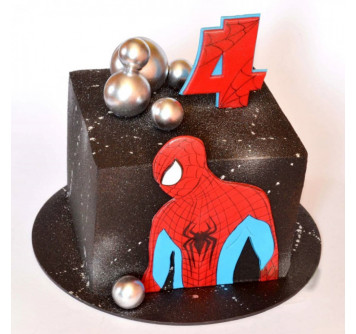 Квадратный торт Человек паук