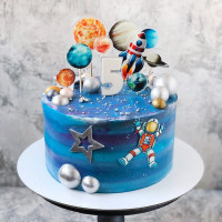 Детский торт космос