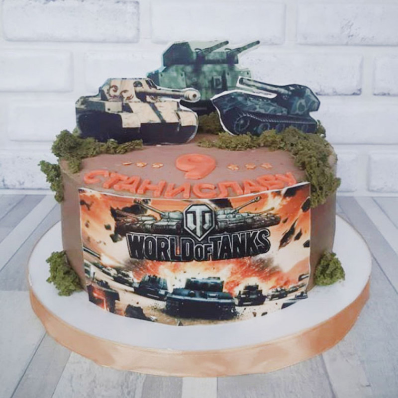 Торт по игре танки World of Tanks