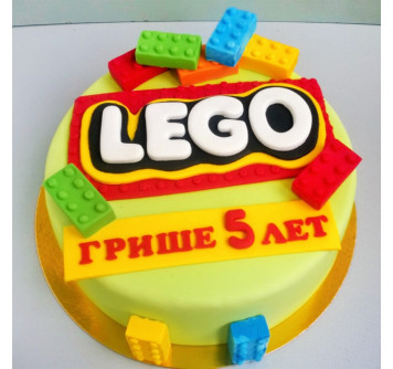 Детский торт Лего