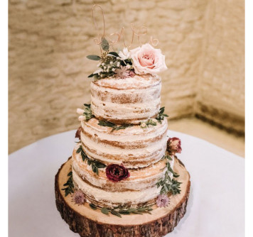 Свадебный торт в стиле Бохо