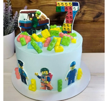 Торт Lego на день рождения