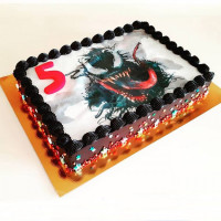 Прямоугольный торт Веном