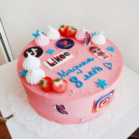 Торт Лайк на 8 лет