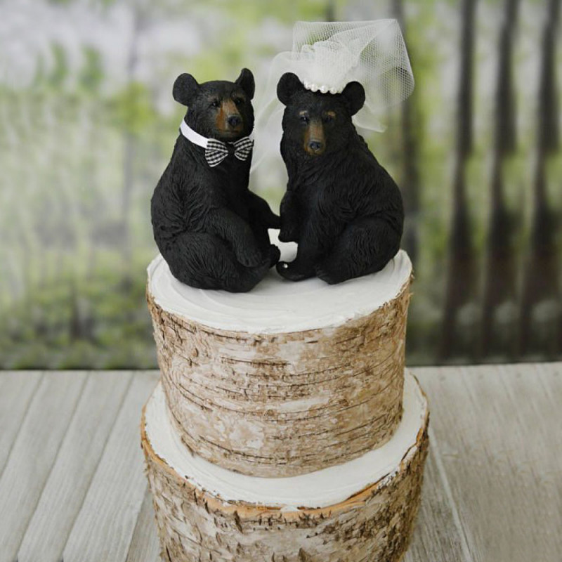 Свадебный торт с медведями