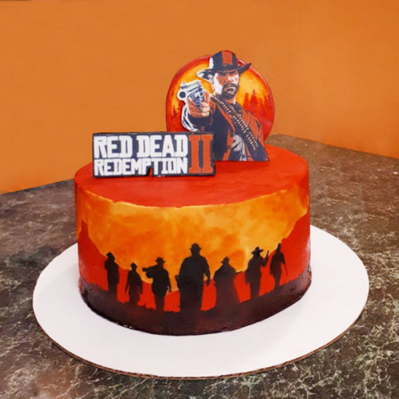 Торт в стиле Red Dead Redemption