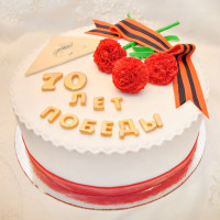 Торт ветеранам ко Дню Победы