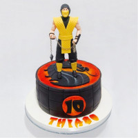 Торт скорпион Мортал Комбат