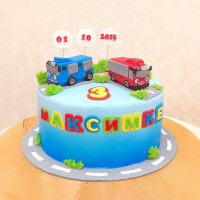 Торт автобусы Гани и Тайо