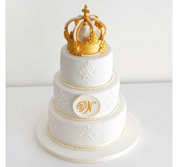 Свадебный торт в царском стиле