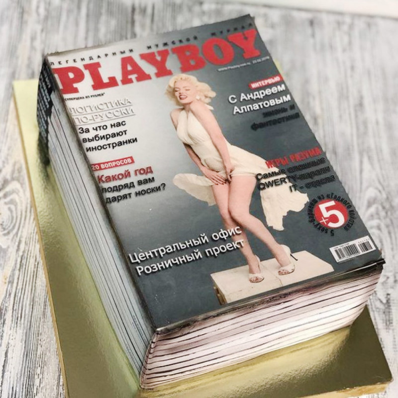 Торт журнал Playboy