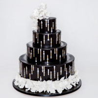 Свадебный торт в стиле диско