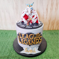 Торт Лига Легенд для мальчика