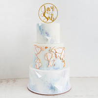 Торт на свадьбу в стиле путешествия вокруг света