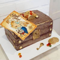Торт пиратский сундук