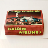 Торт пассажирский самолет