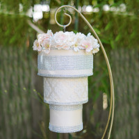 Свадебный подвесной торт в стиле люстры