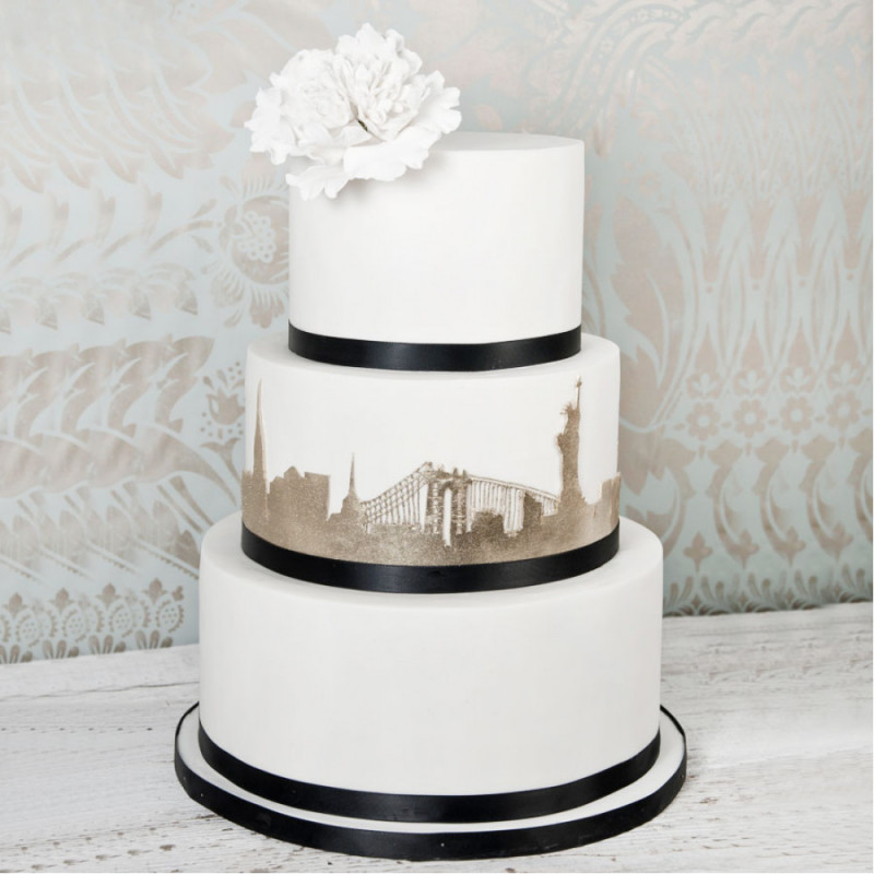 Свадебный торт в стиле Нью-Йорк