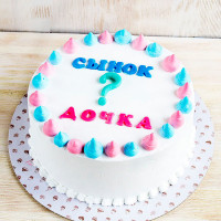 Торт «Сын или дочка»