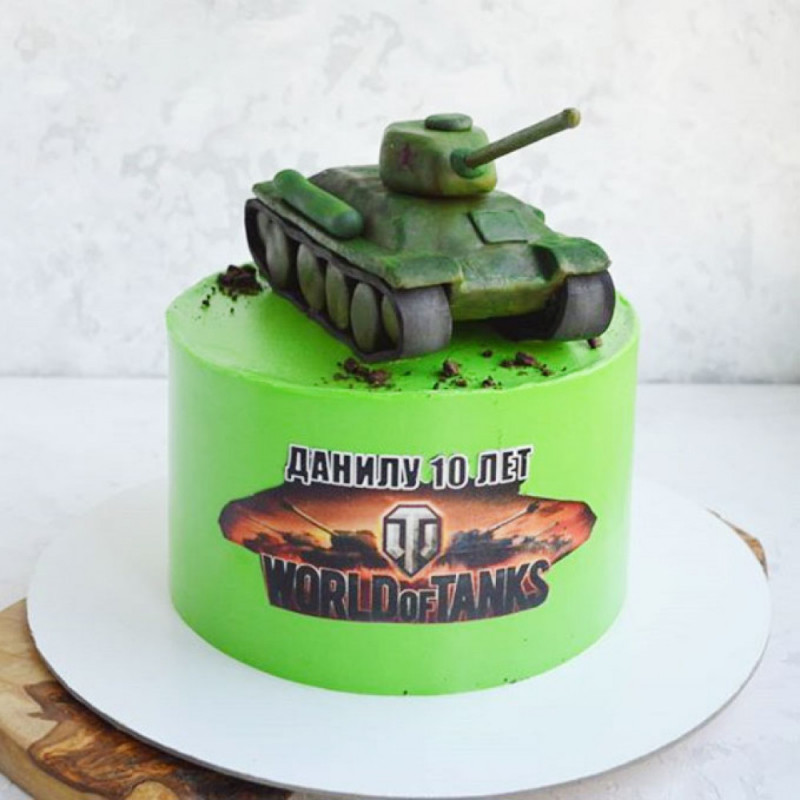 Торт с танком World of Tanks