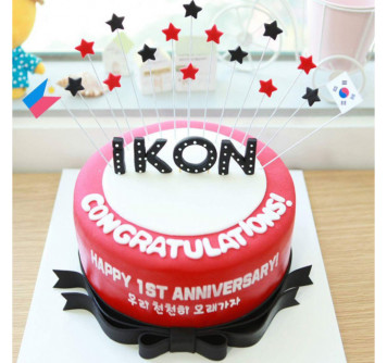 Торт для фаната iKON