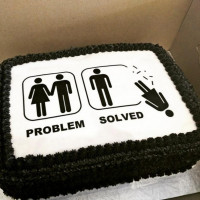 Оригинальный торт на развод
