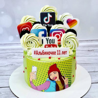 Торт Тик Ток на ДР