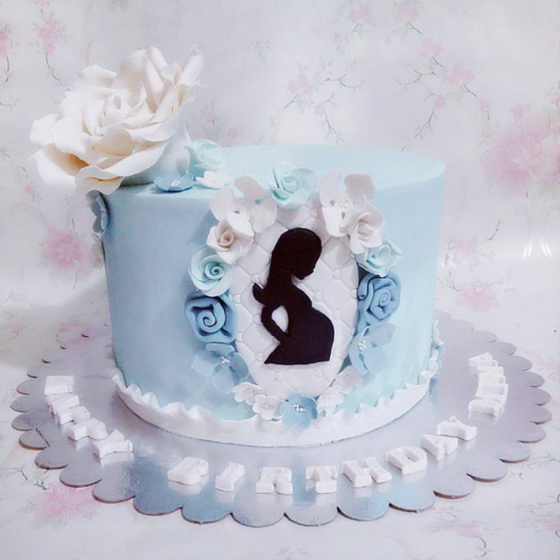 Торт беременной на день рождения