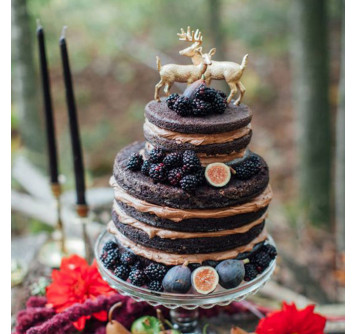 Свадебный торт с оленями