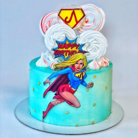 Торт супер женщина