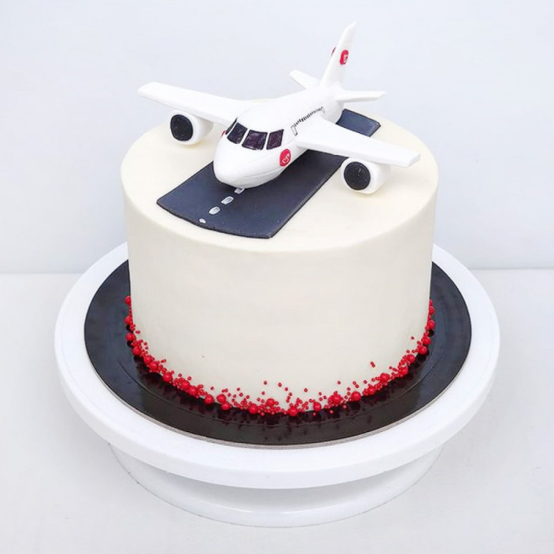 Торт с самолетом для мужчины