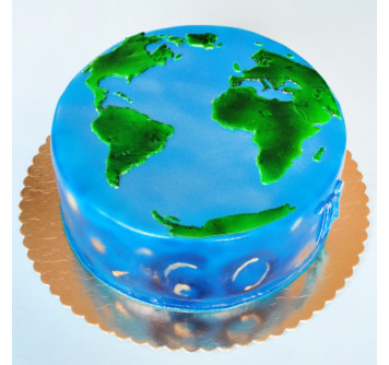 Торт планета Земля